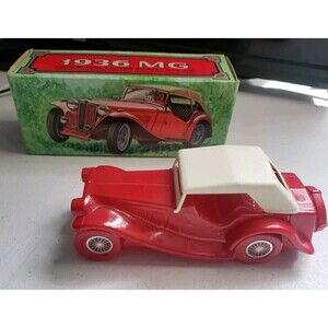 Vintage Avon "1936 MG"  5oz Wild Country After Shave bottle, Original Box